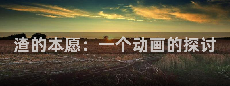 囧次元官方入口：渣的本愿：一个动画的探讨